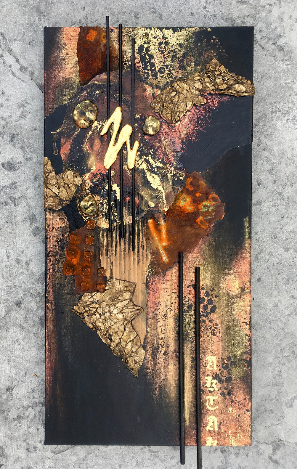 Rusting Treasures - Collage